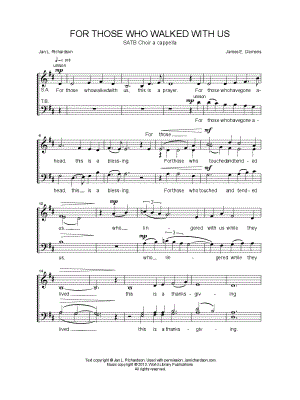 For Those Who Walked With Us