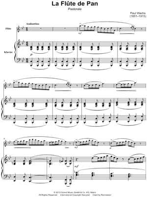 La flûte de Pan - Flute & Piano