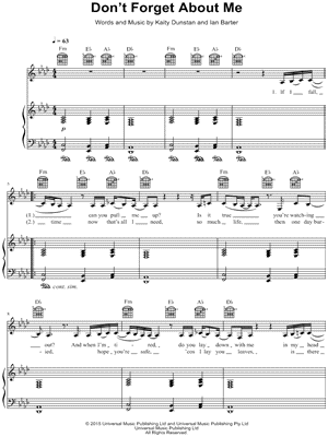 Don't Forget About Me