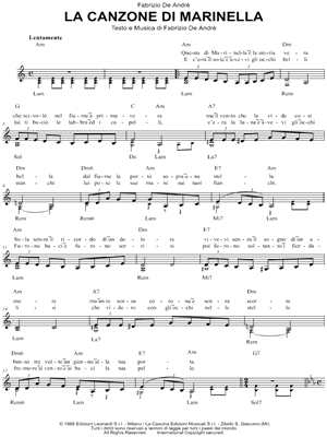 La canzone di Marinella