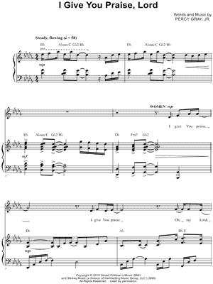 I Give You Praise, Lord