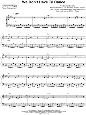 We Don't Have to Dance