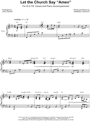 Let the Church Say Amen