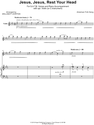 Jesus, Jesus, Rest Your Head