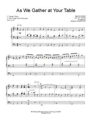 As We Gather at Your Table