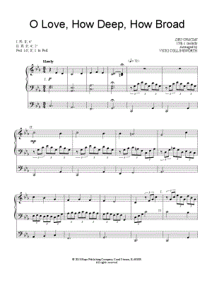 O Love, How Deep, How Broad