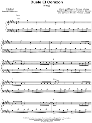 Duele el Corazón [easy version]