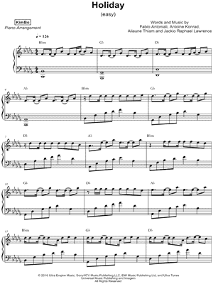 Holiday [easy version]