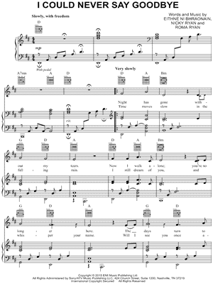 I Could Never Say Goodbye