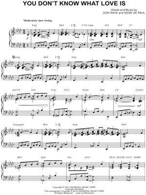 You Don't Know What Love Is