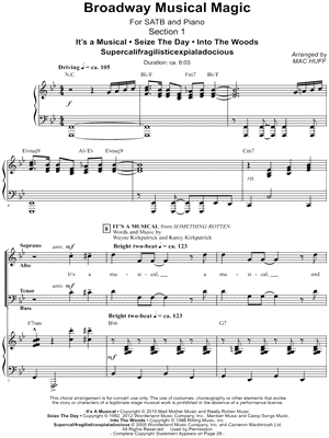 Broadway Musical Magic - Section 1