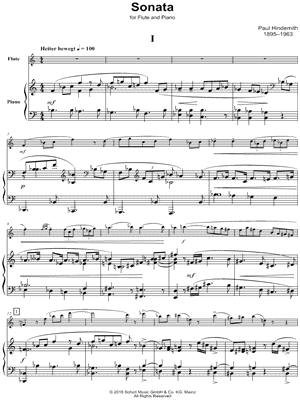 Sonata for Flute and Piano