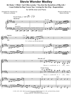 Stevie Wonder Medley