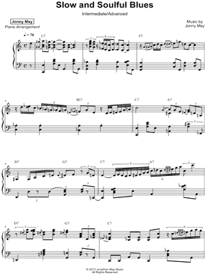 Slow and Soulful Blues [Intermediate/Advanced]