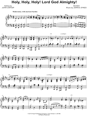 Holy, Holy, Holy! Lord God Almighty!