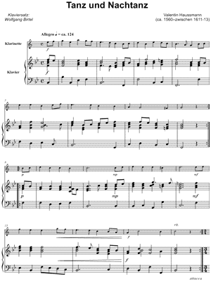 Tanz und Nachtanz - Clarinet & Piano