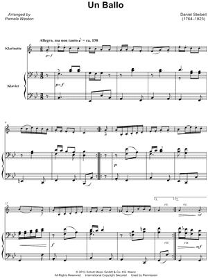 Un Ballo - Clarinet & Piano