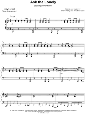 Ask the Lonely [accompaniment only]