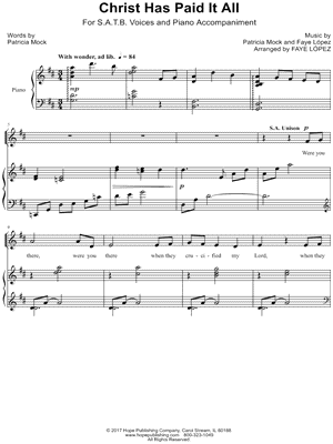 Christ Has Paid It All