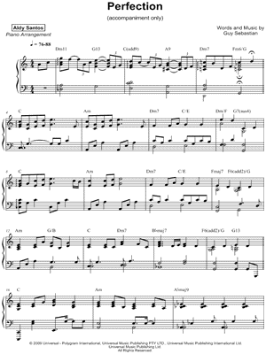 Perfection [accompaniment only]