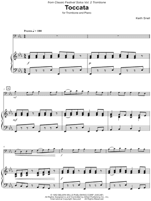 Toccata - Trombone & Piano