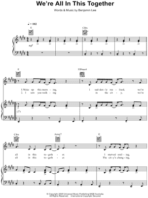 We're All in This Together