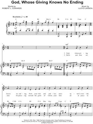 God, Whose Giving Knows No Ending