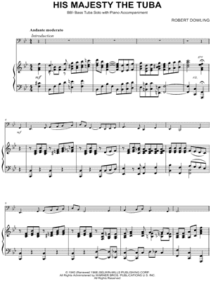 His Majesty the Tuba - BBb Bass Tuba & Piano