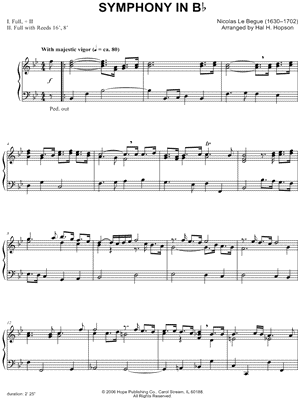 Symphony in Bb [excerpt]