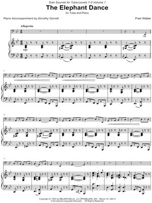 The Elephant Dance - Tuba & Piano