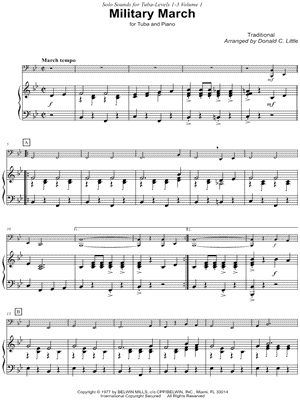 Military March - Tuba & Piano