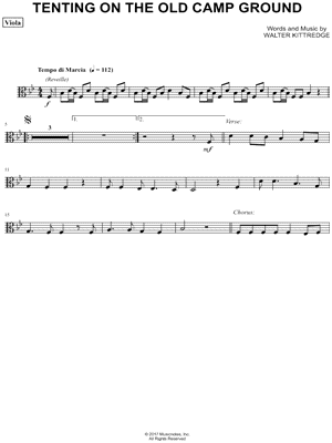 Tenting on the Old Camp Ground - Viola