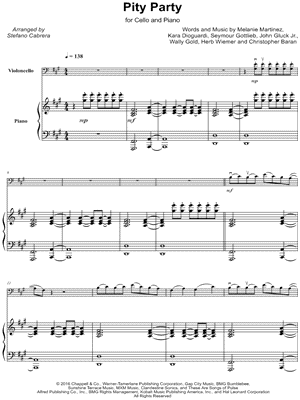 Pity Party - Cello & Piano