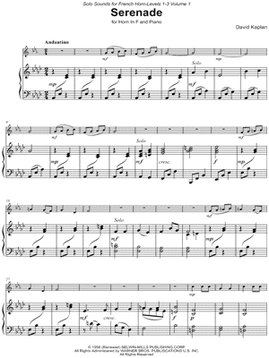 Serenade - French Horn & Piano