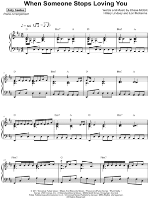 When Someone Stops Loving You