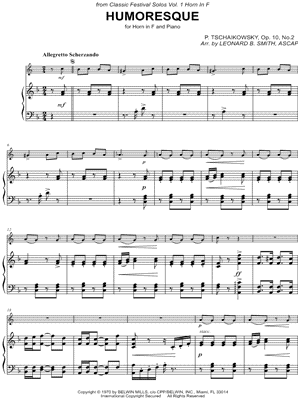 Humoresque - French Horn & Piano