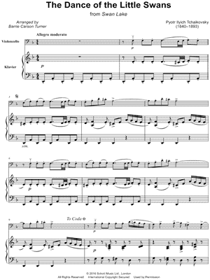 Danse des petits cygnes - Cello & Piano