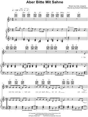 Aber bitte mit Sahne