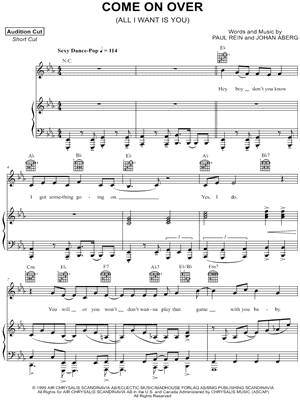 Come On Over (All I Want Is You)