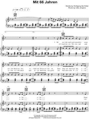Mit 66 Jahren