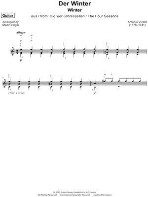 Winter from the Four Seasons - Allegro [Excerpt]