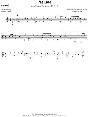 Prelude from Te deum