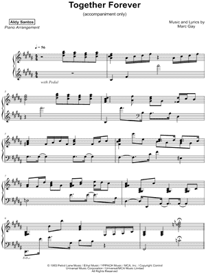 Together Forever [accompaniment only]