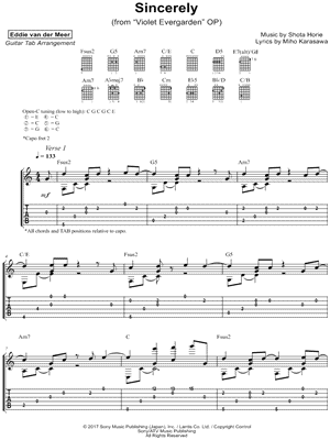 Sincerely (Violet Evergarden OP1)