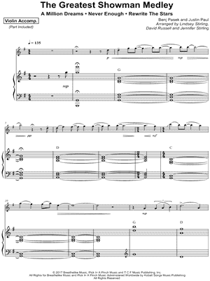 The Greatest Showman Medley - Violin & Piano