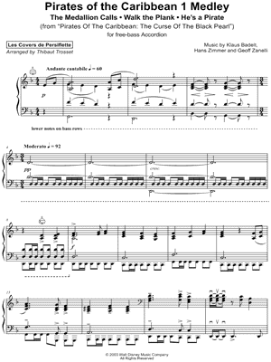 Pirates of the Caribbean 1 Medley