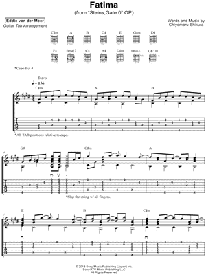 Fatima (from Steins;Gate 0 OP)