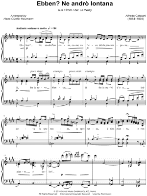 Ebben? Ne andrò lontana