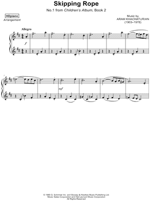 Children's Album, Book 2, No. 1: Skipping Rope