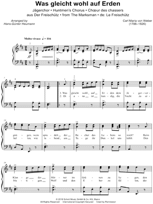 Hunters Chorus from Freischutz